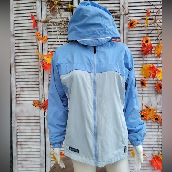 COLUMBIA SPORTSWEAR hooded windbreaker jacket - Picture 2 of 8